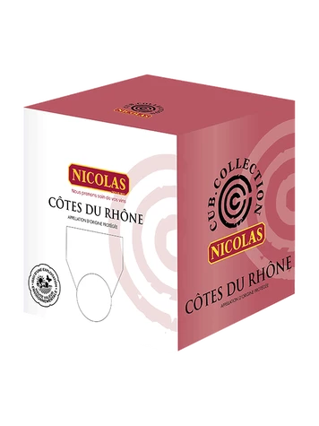 CUB CÔTES DU RHÔNE 3 LITRES 3 CUB CÔTES DU RHÔNE 3 LITRES